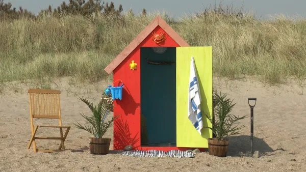 An English Beach Hut with a difference