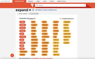 expand your vocabulary